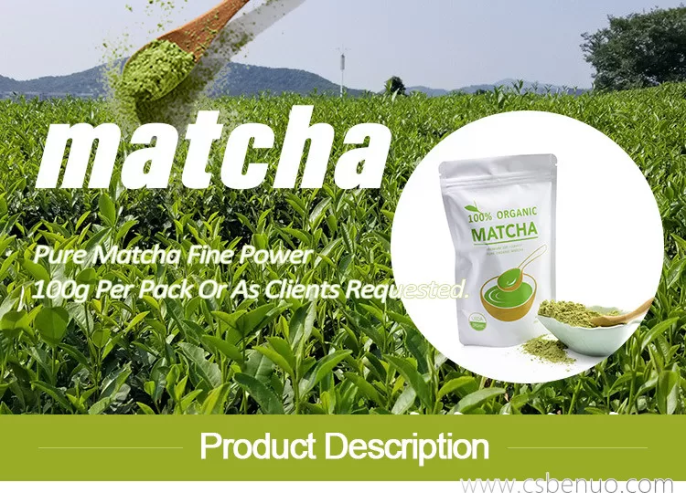 100% Organic Pure Matcha All Natural Green Tea Powder