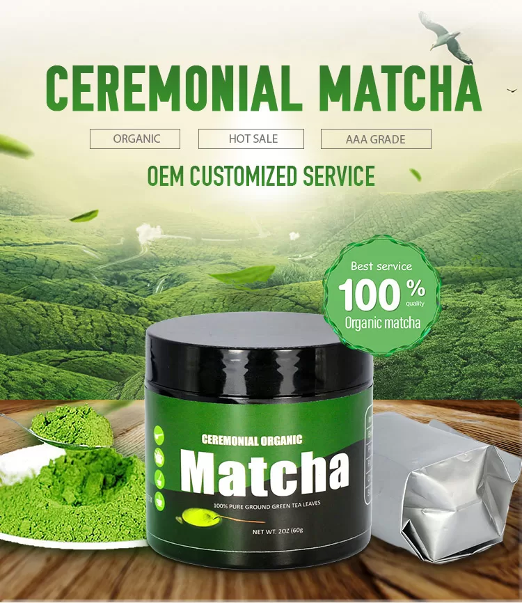 100 Pure Ground Green Tea Leaves Matcha Green Tea Ceremonial 4 jpg