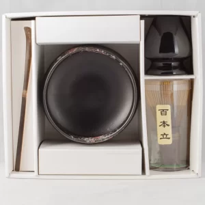550ML Pottery Glaze Matcha Bowl Ceremony Tea Set Gift