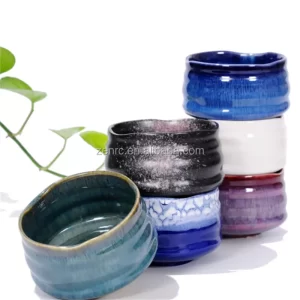 9oz 550ml Handmade Purple Glaze Ceremonial Matcha Bowl