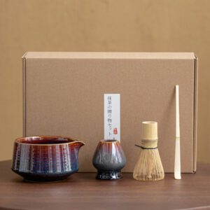 Authentic Matcha Bamboo Whisk Set Ceremonial