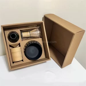 Bowl Chasen Spoon Holder OEM Printing Logo Matcha Gift Set