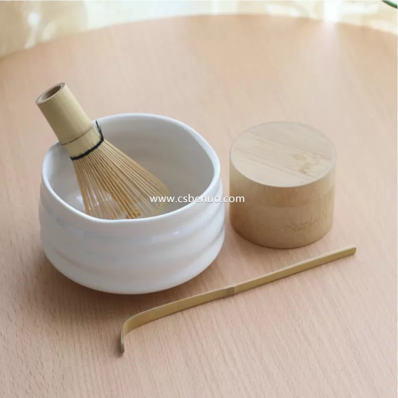 Ceramic Glaze Handmade Pottery Bowl for Matcha Tea - Image 2