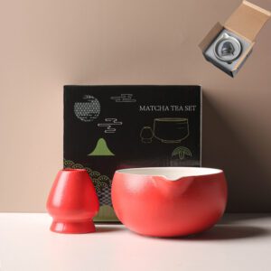 Chawan Set Custom Glaze Ceramic Matcha Bowl (21)
