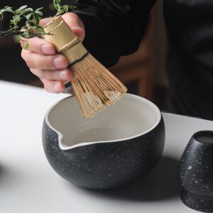 Chawan Set Custom Glaze Ceramic Matcha Bowl
