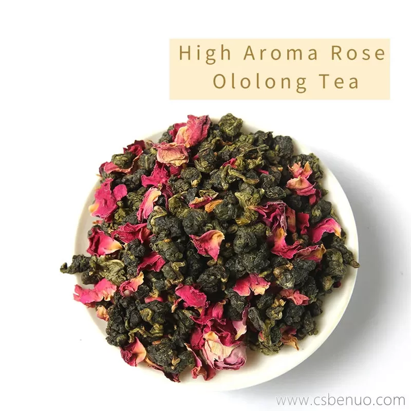 Chinese OEM Organic Blend Flavored Rose Black Tea