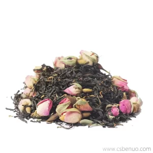 Chinese OEM Organic Blend Flavored Rose Black Tea