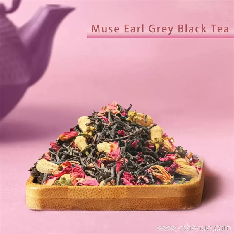 Chinese OEM Organic Herbal Flavor Earl Grey Black Tea