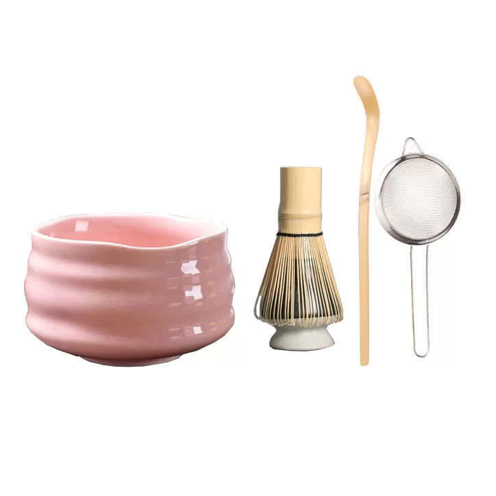 Custom Ceramic Colorful Chawan Set Pottery Matcha Bowl