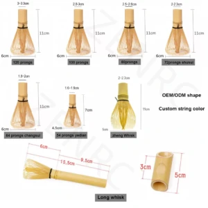 OEM Bamboo Matcha Whisk Wholesale - Custom Logo Chasen Factory