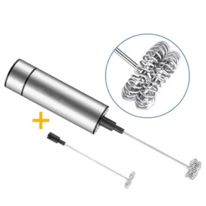 Hand Electric Stainless Steel Whisk Matcha Latte Milk Frother