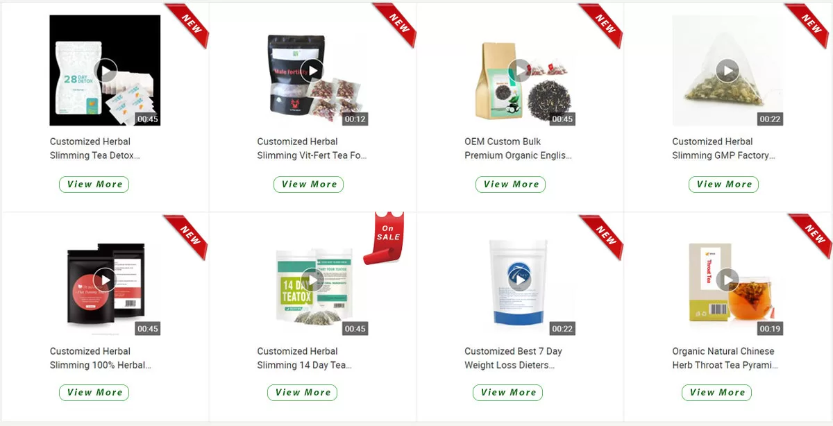 Health Tisane Tea Bag Products jpg