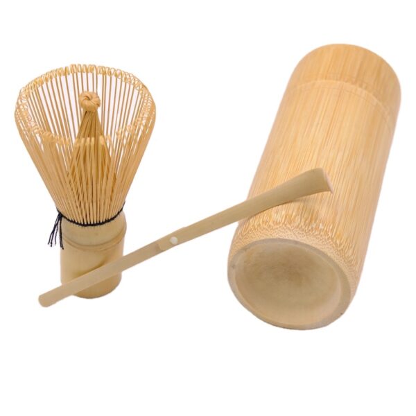 Bamboo Whisk for Matcha Japanese Tea Ceremony Foldable Spoon Set
