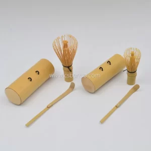 Japanese Tea Ceremony Foldable Spoon Set Bamboo Whisk for Matcha