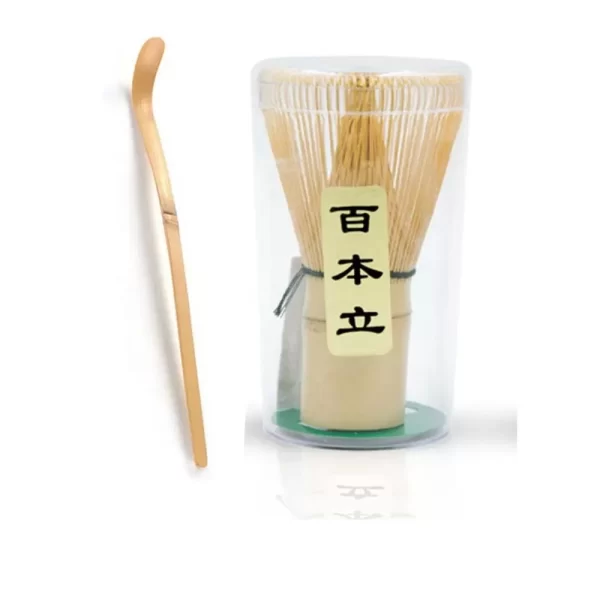 Factory Supply Engraved Logo Bamboo Whisk Matcha Tea Brush