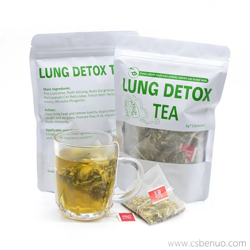 Natural Herbal Drinking Lung Detox Tea for Health Care