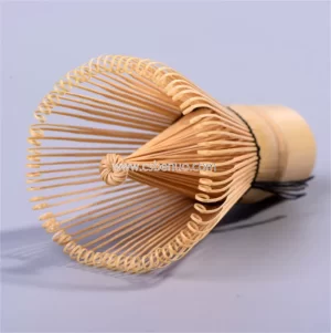 Custom Logo Natural Traditional Bamboo Matcha Whisk and Stand
