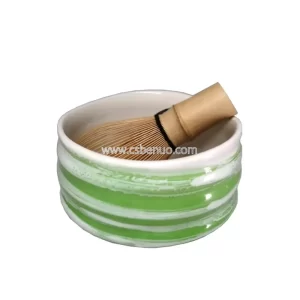 OEM Logo Tea Ceremonial Bamboo Matcha Whisk and Bowl Set