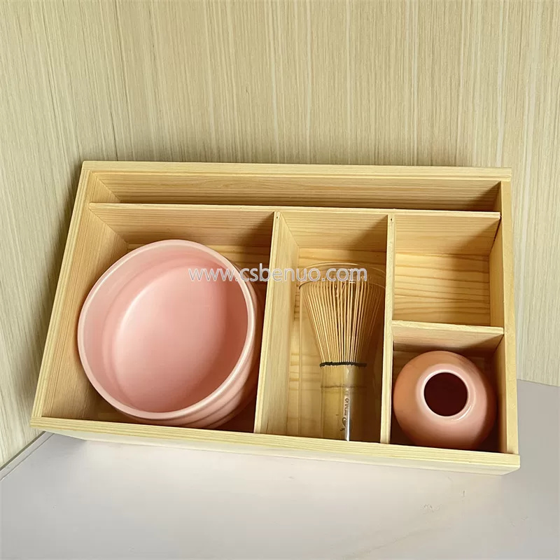 OEM Logo Wooden Box Kit Matcha Tea Starter Set