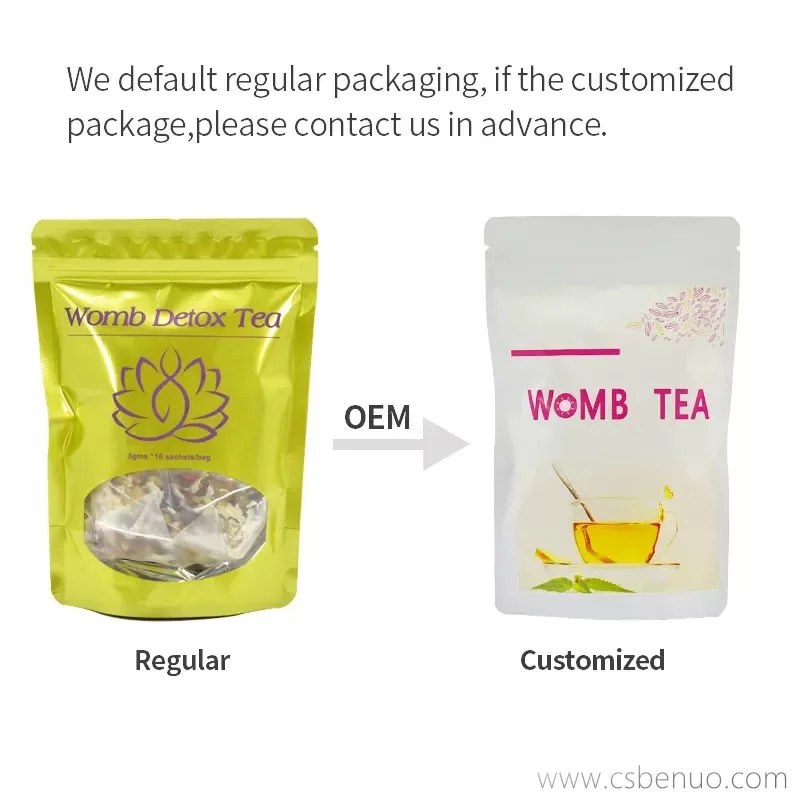 OEM Private Label Detox Womb Cleansing Infertility Tea