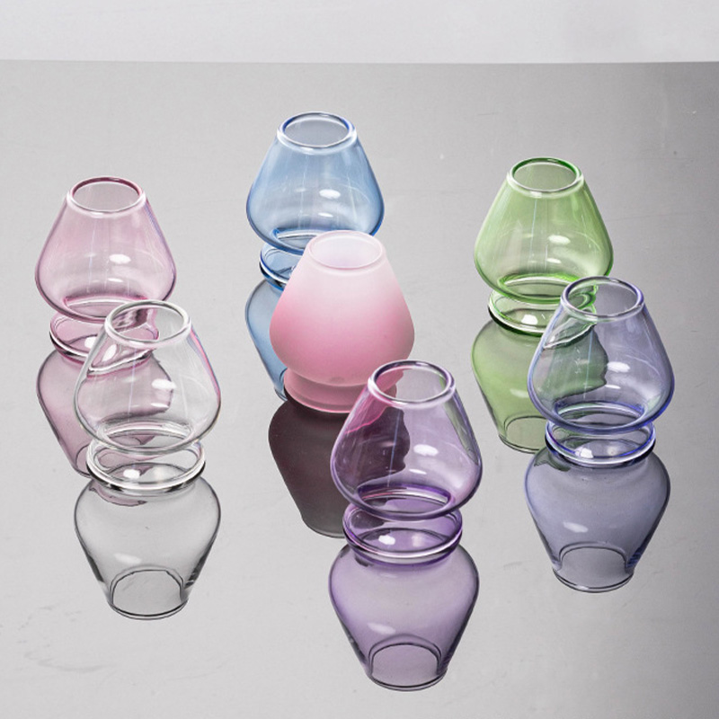 OEM Spout Glass Chawan Whisk Holder Set Factory Supply (4)