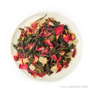 Organic Premium Health Flavor Blend White Peach Rose Tea