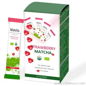 Organic Tea Powder Stick Small Bags Matcha on the Go