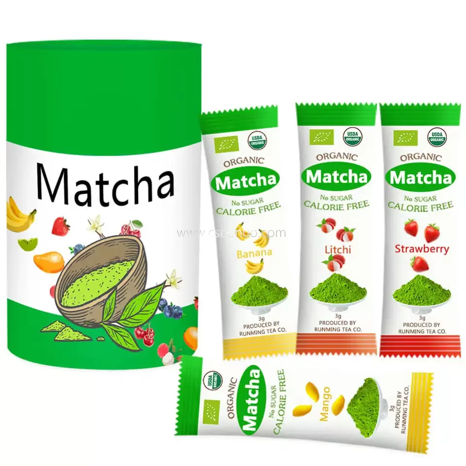 Organic Natural Matcha Powder Tea To Go