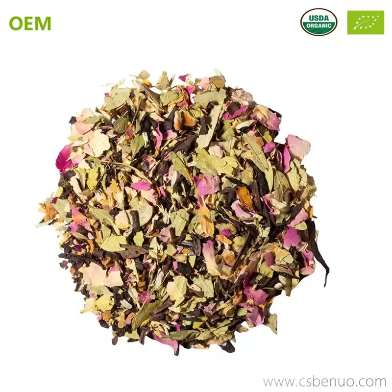 Premium Relaxing Rose Herbal Blend Chamomile White Peony Tea