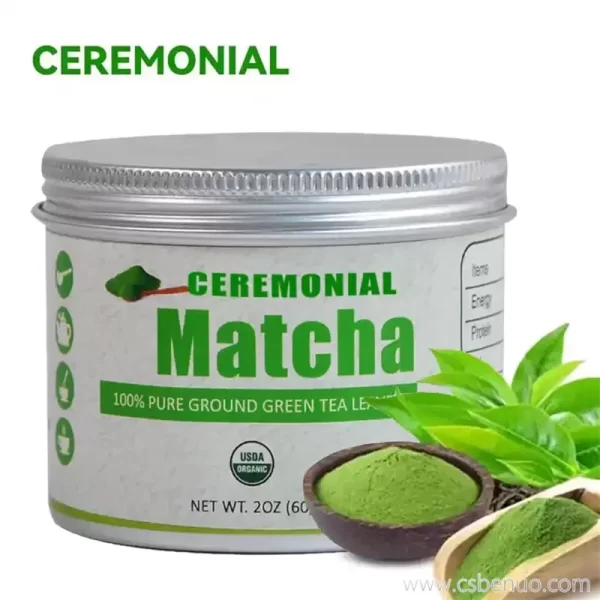 Private Label Organic Food Additives Drinking Ceremonial Matcha Powder