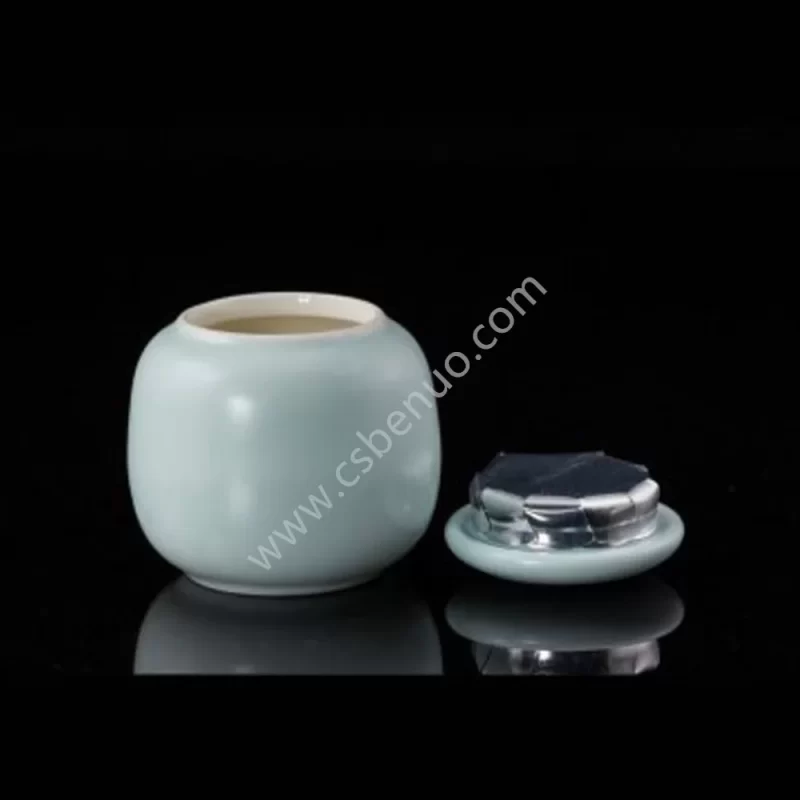 Ceramic Tea Storage Caddy Retro Colorful Canister - Image 3
