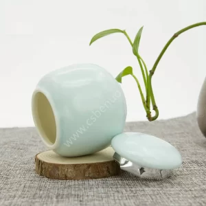 Retro Colorful Porcelain Tea Canister Ceramic Tea Storage Caddy
