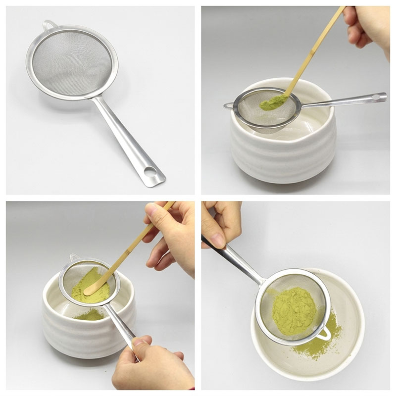 Stainless Steel Matcha Sifter with Long Handle - Fine Mesh (4)