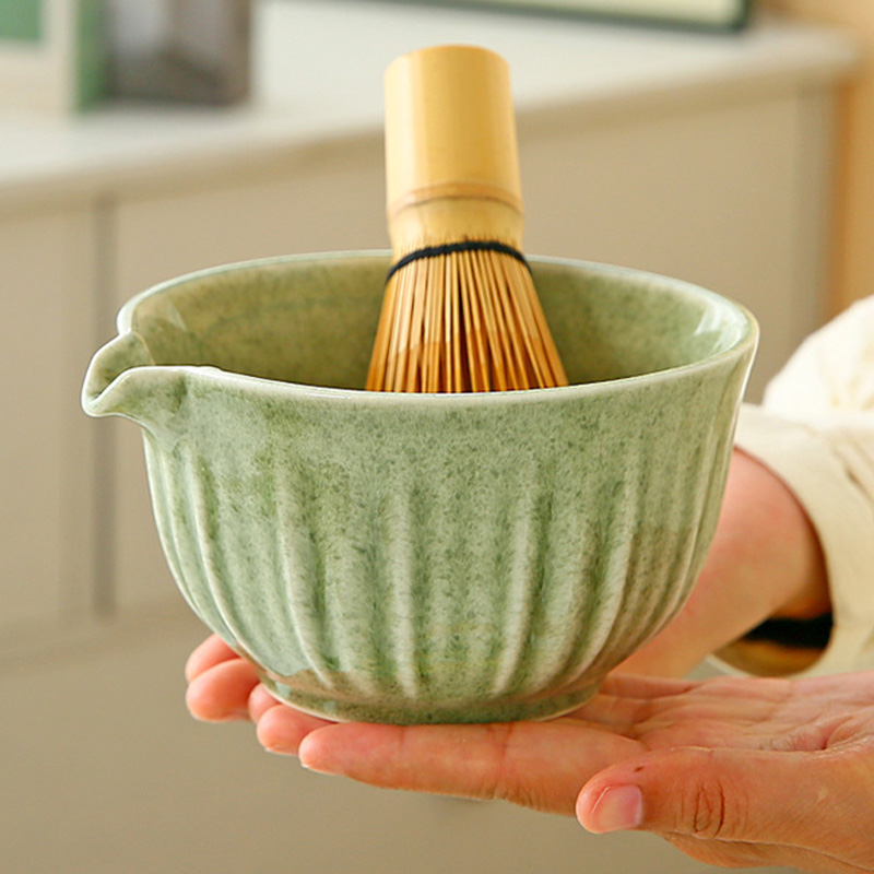 Authentic Matcha Maker Kit Custom Tea Powder Whisk Bowl