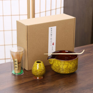 Matcha Whisk Chasen Bowl Chawan Set
