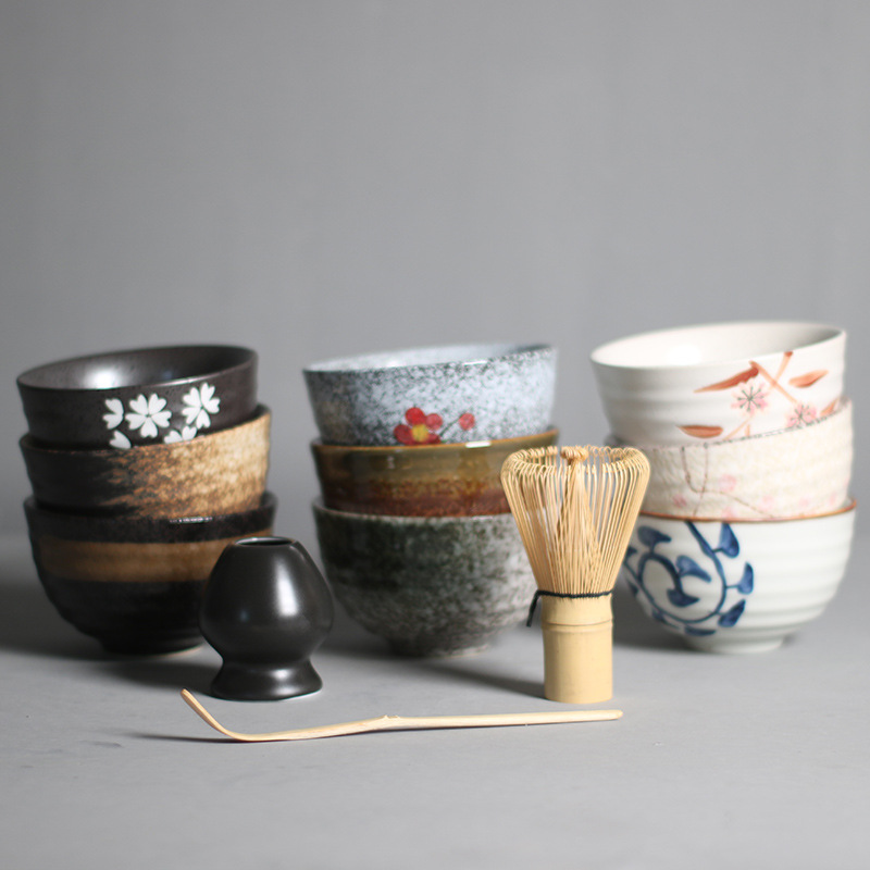 OEM Handcrafted Ceramic Chawan Matcha Bowl (4)