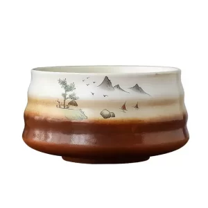 Private Logo Packing Colorful Luxury Matcha Serving Bowl