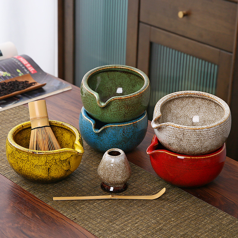 Wholesale Authentic Matcha Tea Set Gift Box (5)