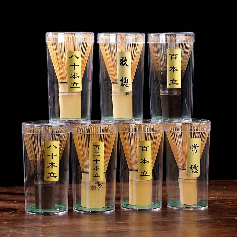Wholesale Ceremonial Matcha Tea Set Bamboo Whisk Chasen
