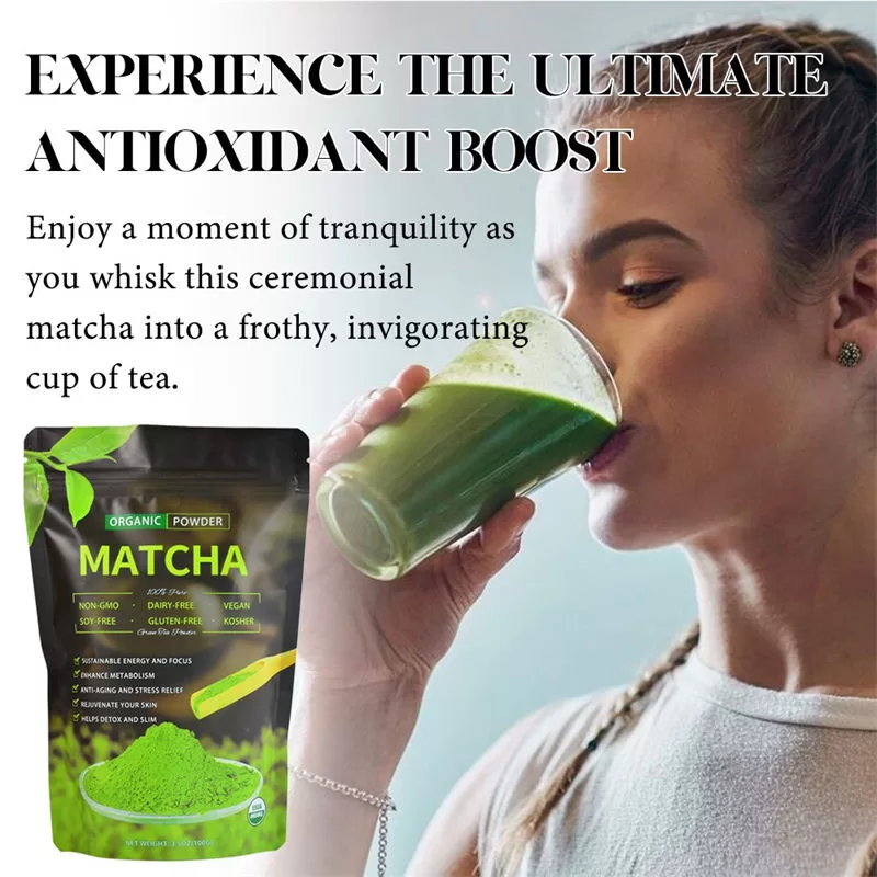 experience the ultimate antioxidant boost, enjoy the matcha tea