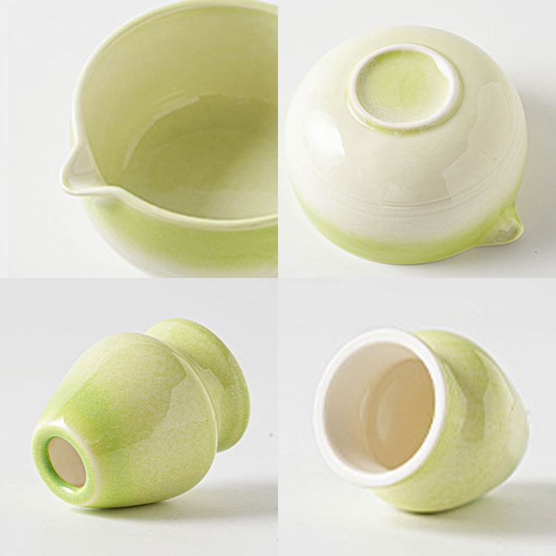 Handcrafted Colored Glaze Ceramic Matcha Tea Set with Custom Gift Box (2)