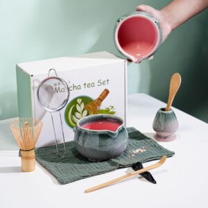Novelty Glazed Matcha Set Wholesale - Custom Frog Bowl Kit (1)