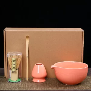 Colorful Ceramic Chawan Kit Matcha Traditional Set