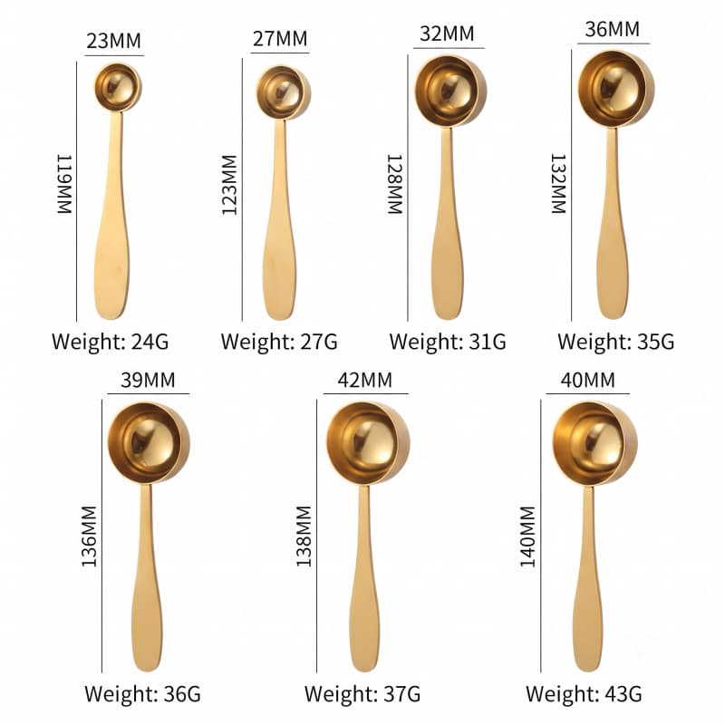 304 Stainless Steel Matcha Measuring Spoon Custom Logo (3)