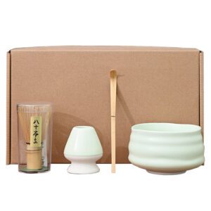 Ceremonial Gift Set Matcha Tea Bowl and Whisk