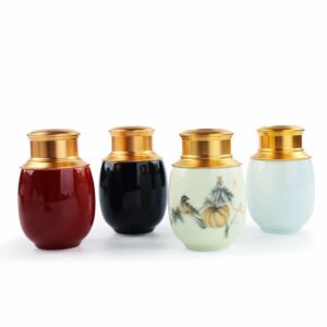 Colorful Ceramic Storage Jar Matcha Tin Can