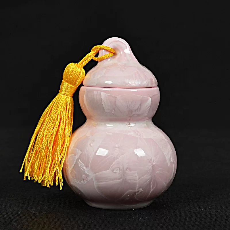 Gourd Shaped OEM Ceramic Matcha Storage Container