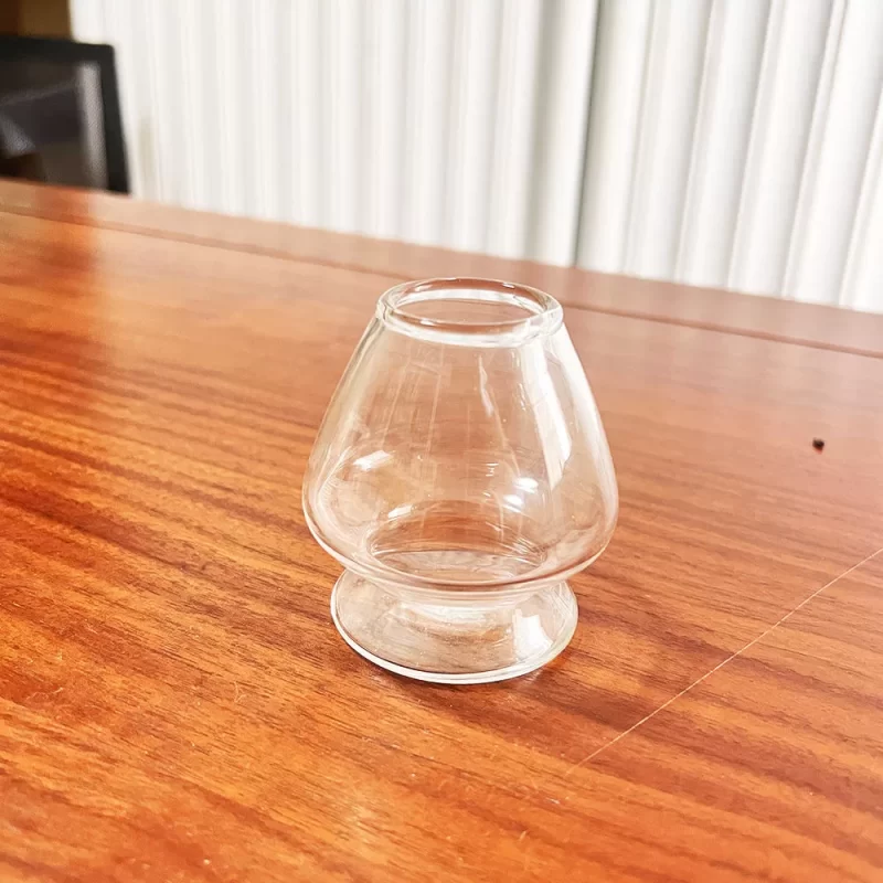 Handmade OEM Clear Glass Bamboo Whisk Holder - Image 2