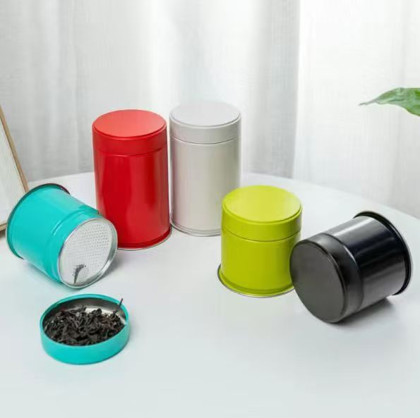 Tinplate Tea Storage Jar Matcha Tea Canister - Image 3