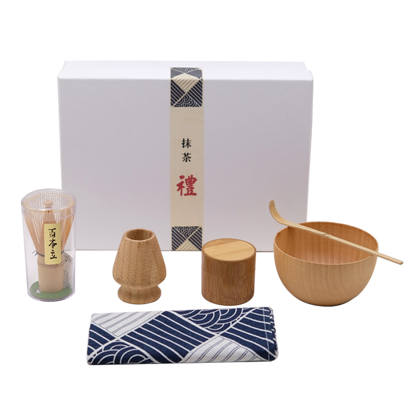 OEM Logo Ceremonial Took Kits Wood Matcha Bowl